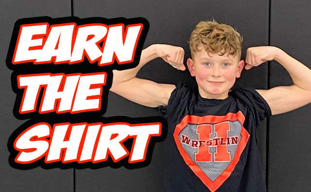 Youth Wrestler Honored With “Earn The Shirt” Recognition January 2023